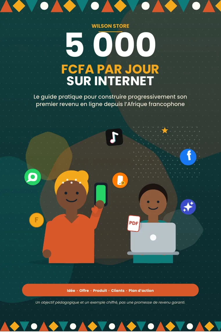 Le guide affiché sur un smartphone